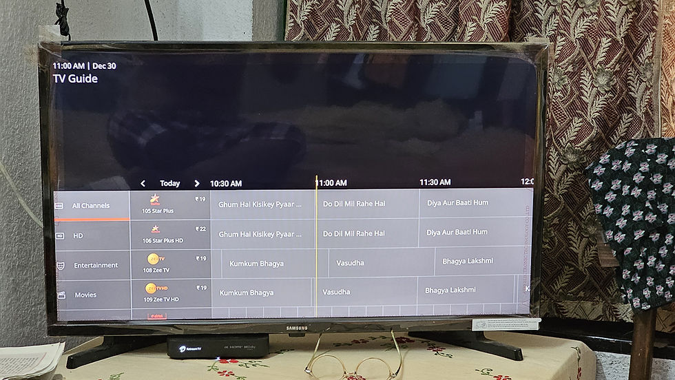 Airtel Xstream Box 4 TV Guide
