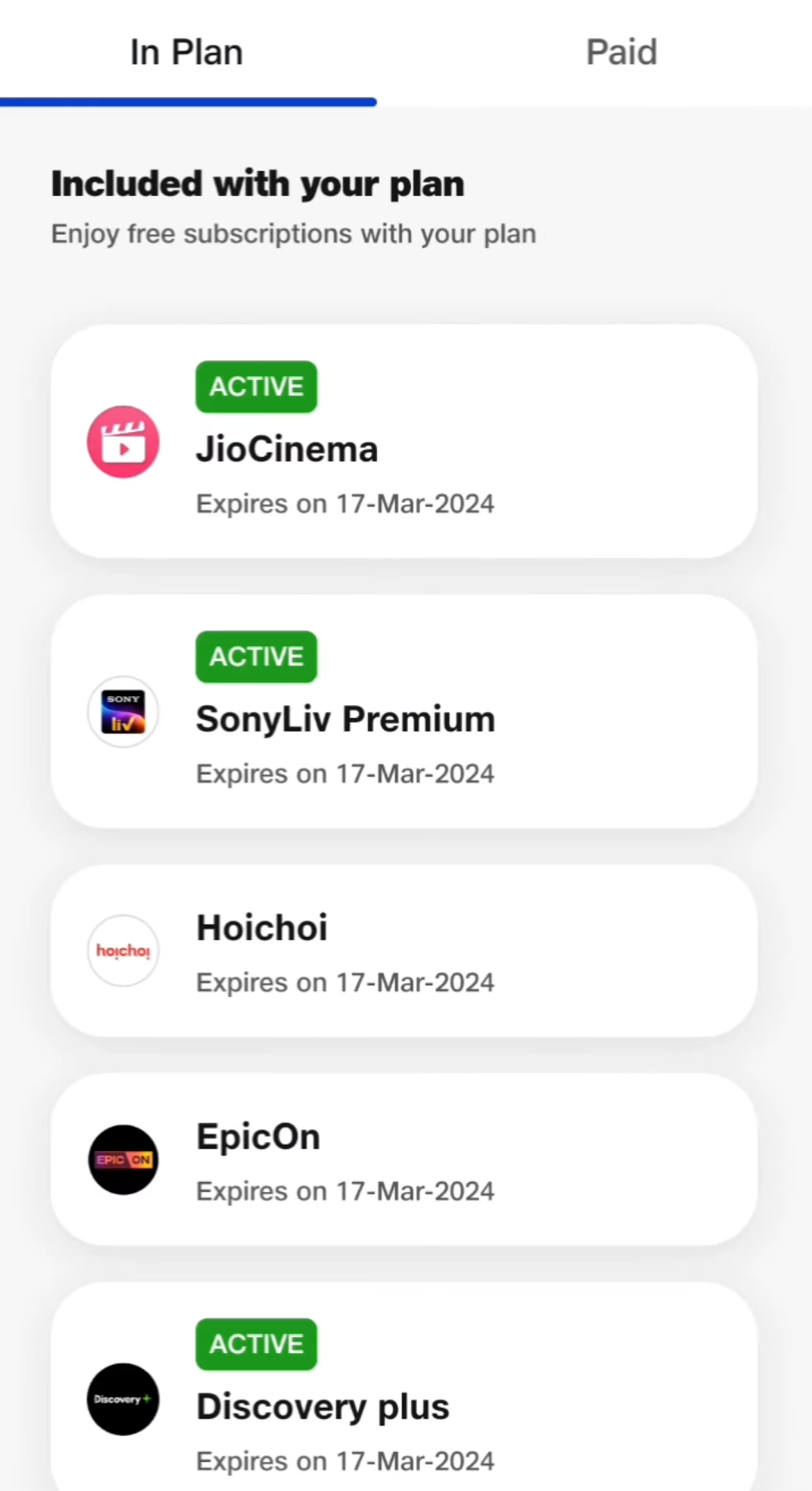 OTT Subscriptions with Jio AirFiber