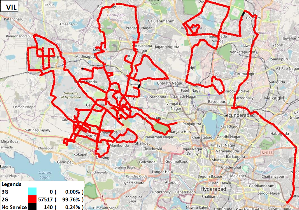 Vi 2G/3G Coverage in AP LSA