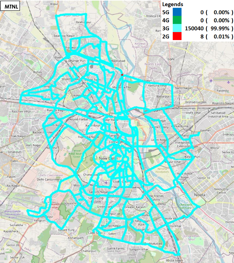Analysis of MTNL’s Network Utilization and Technology Affinity in Delhi LSA