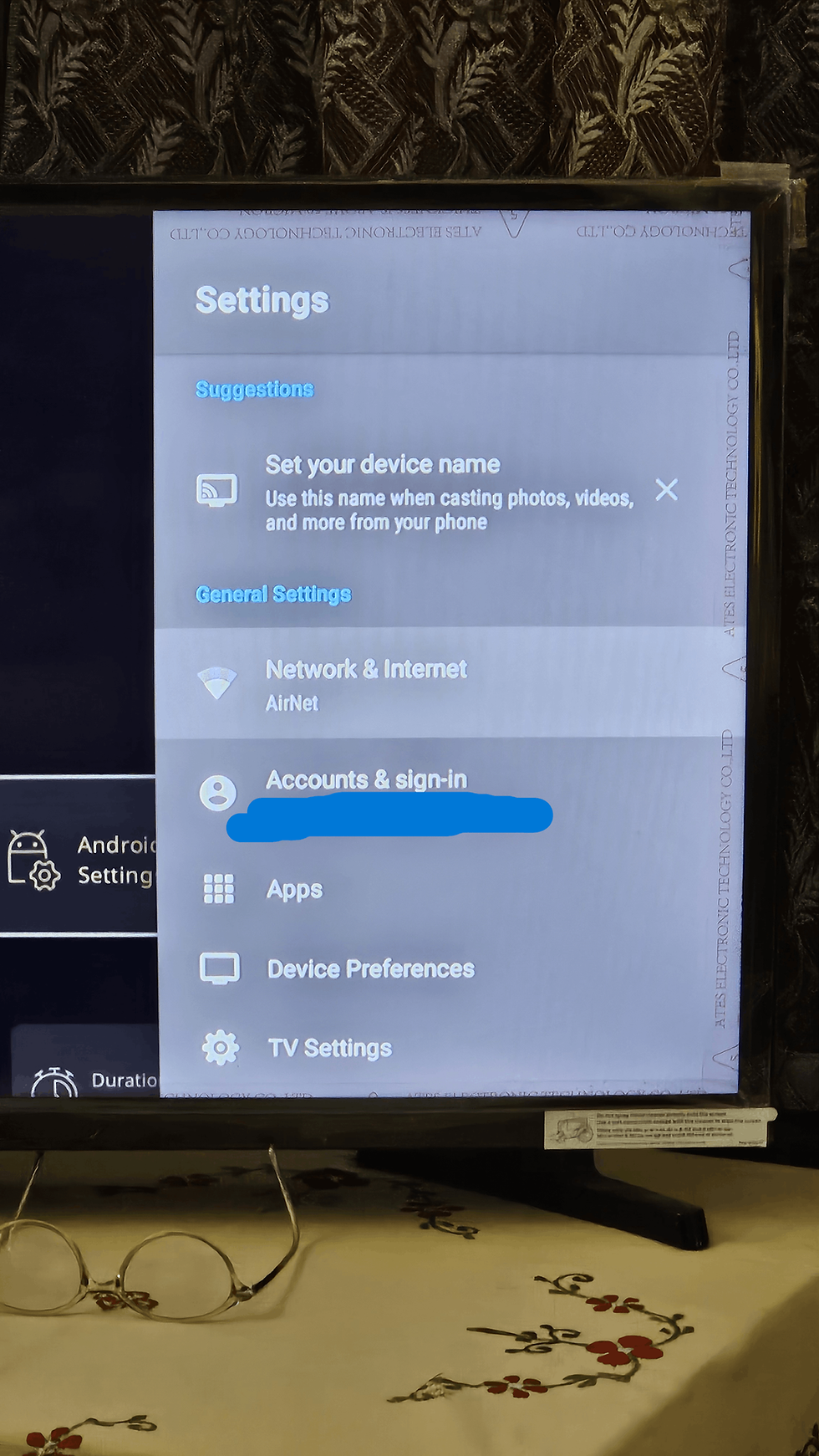 Airtel Xstream Box 4 Android Settings