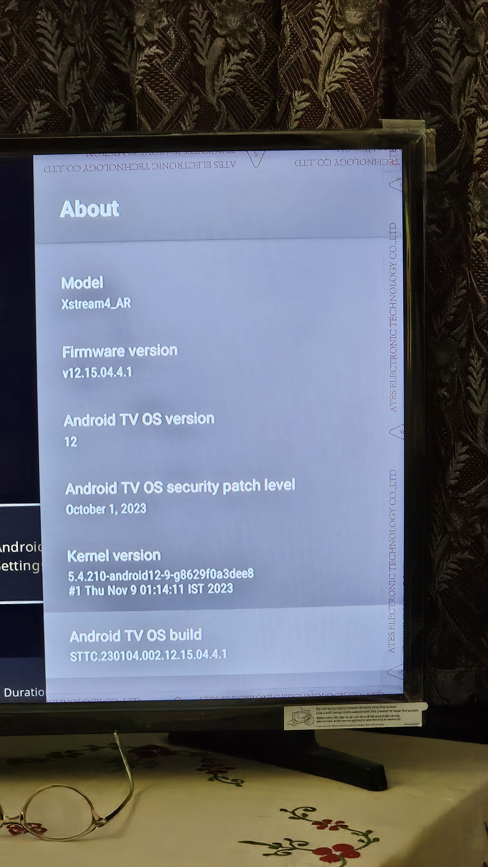 Airtel Xstream Box 4 Running Android 12
