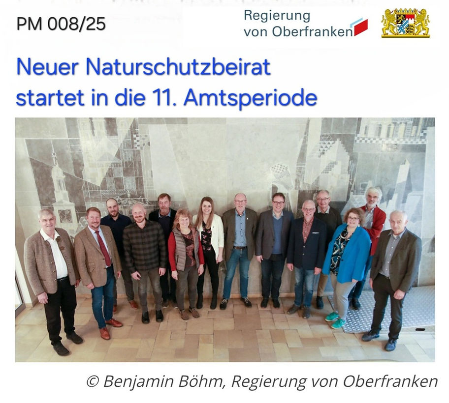 Anwesende Mitglieder des neuen Naturschutzbeirates