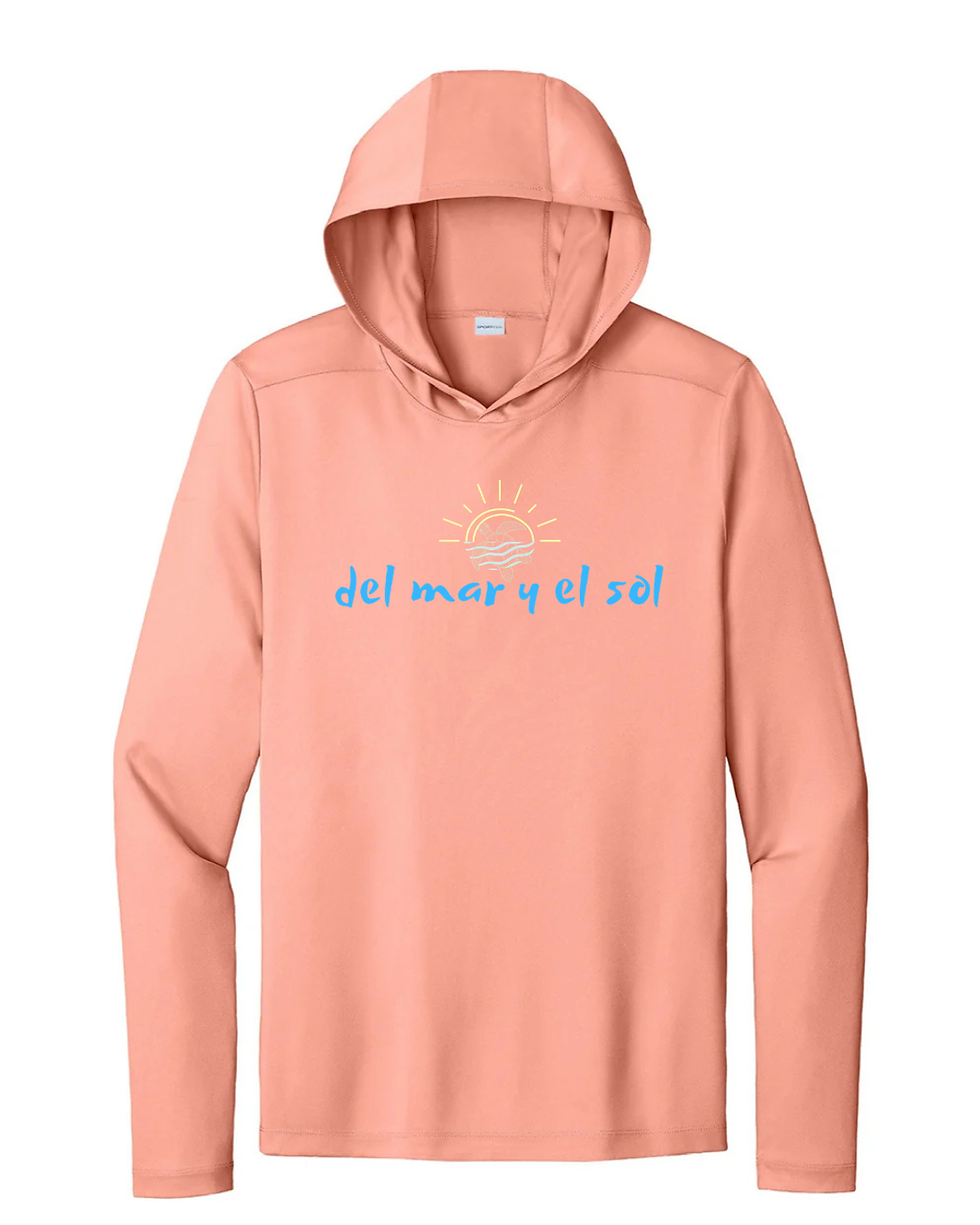 Thumbnail: Del mar y el sol Long Sleeve Hooded Shirt