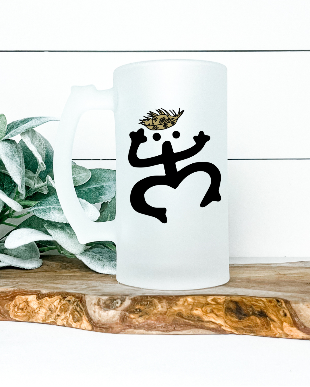 Coquí Taíno Frosted Beer Mug