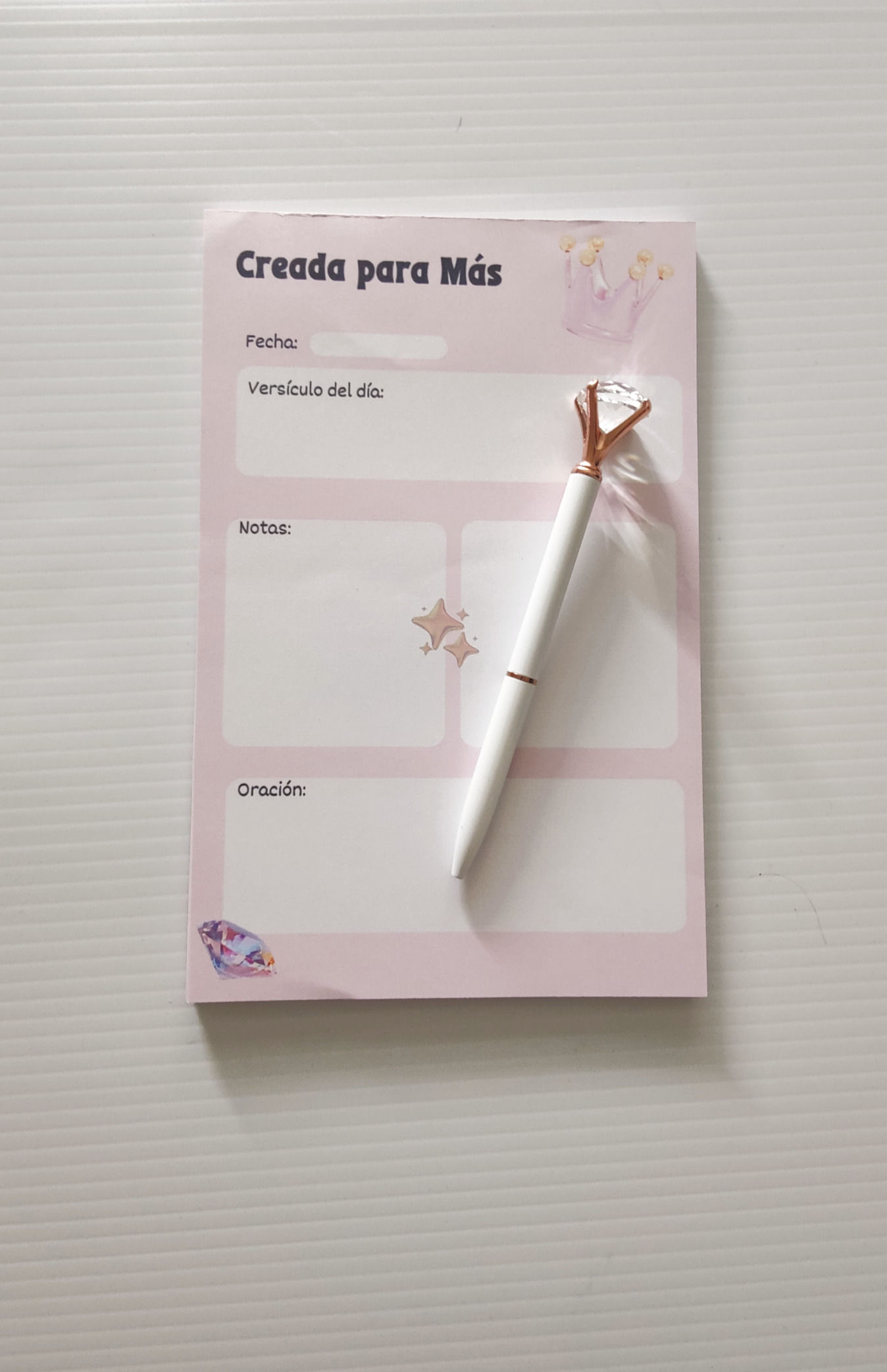Creada para Más  Notepad