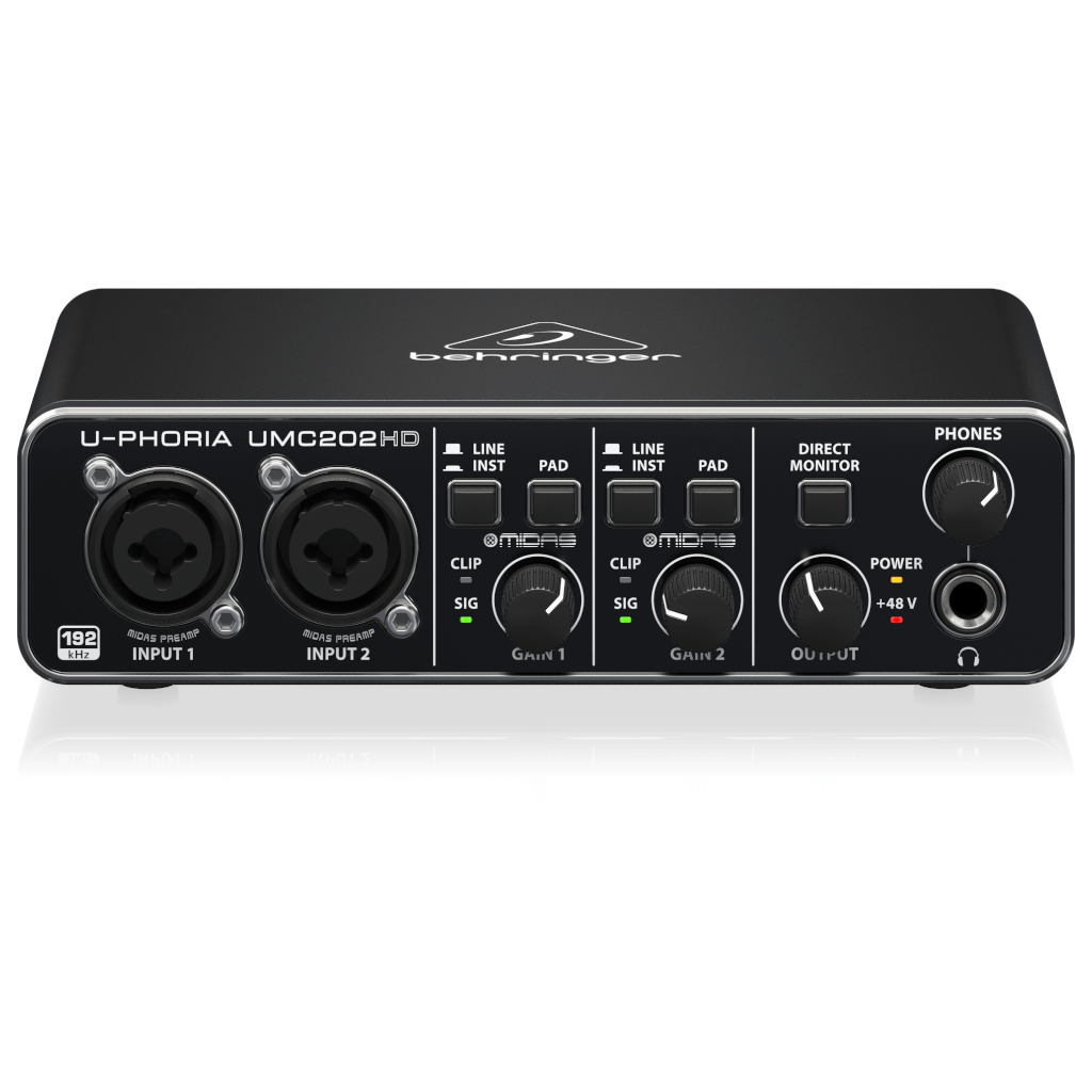 Behringer U-Phoria UMC202HD USB Audio Interface