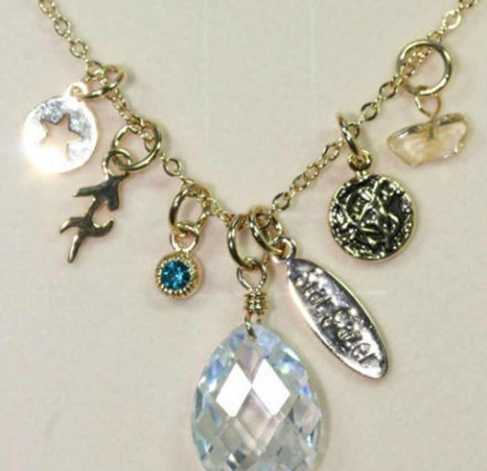 KIRKS FOLLY STAR GAZER NECKLACE ~ Sagittarius Zodiac