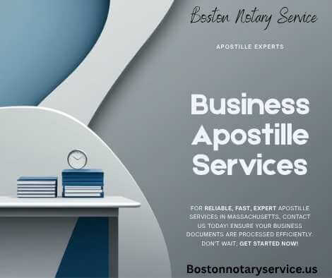 Corporate & Business Apostille Services in Massachusetts