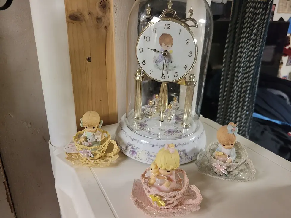 Thumbnail: Set of 13 Precious Moments Figurines No Boxes