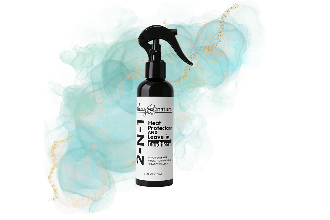 Shay Natural 2-N-1 Heat Protectant & Leave-In Conditioner (6.8 Fl Oz)