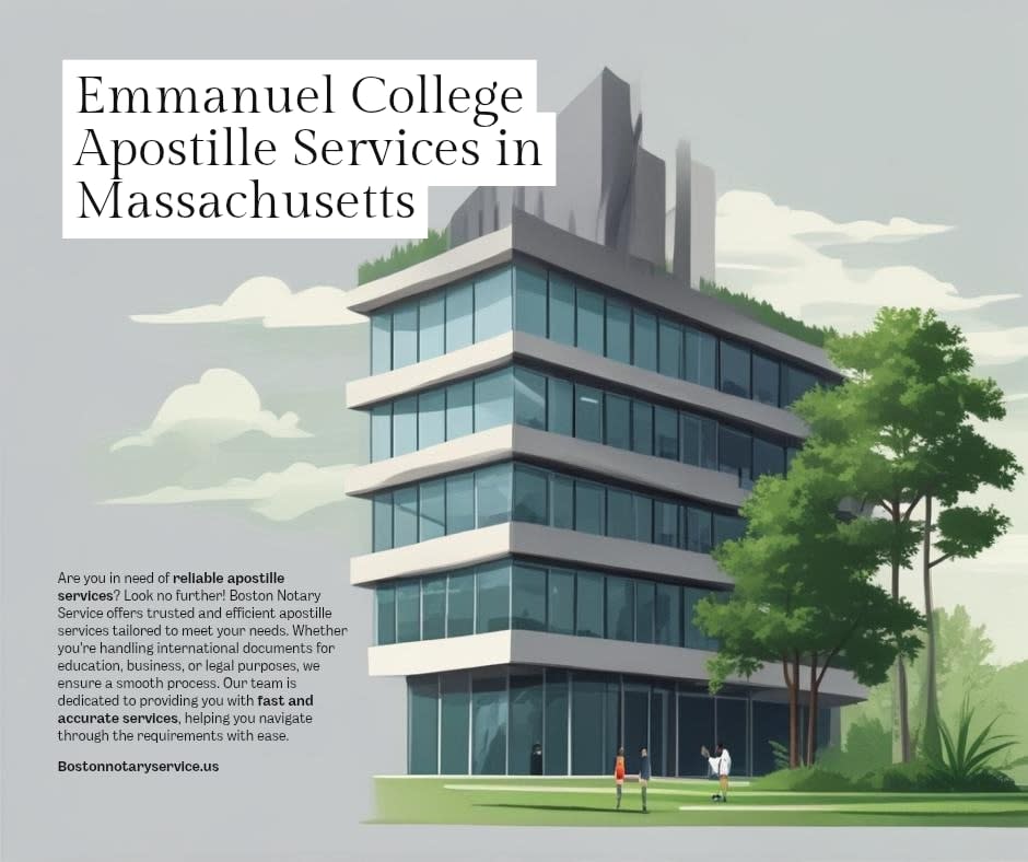 Emmanuel College Apostille Services: Your Trusted Partner in Massachusetts