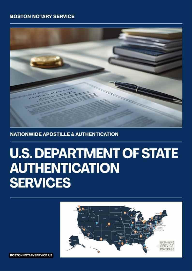 U.S. Department of State Apostille & Authentication Services Nationwide