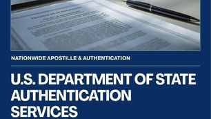 U.S. Department of State Apostille & Authentication Services Nationwide