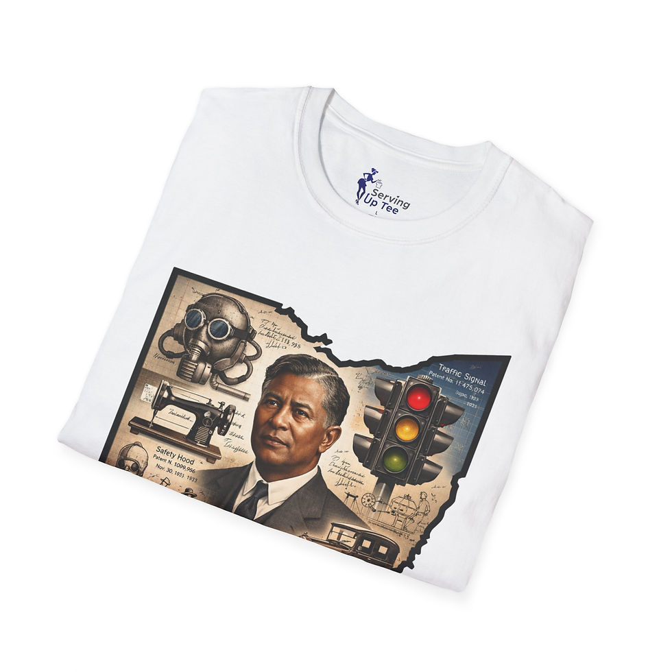 Thumbnail: Garrett Morgan Patents & Inventions T-Shirt