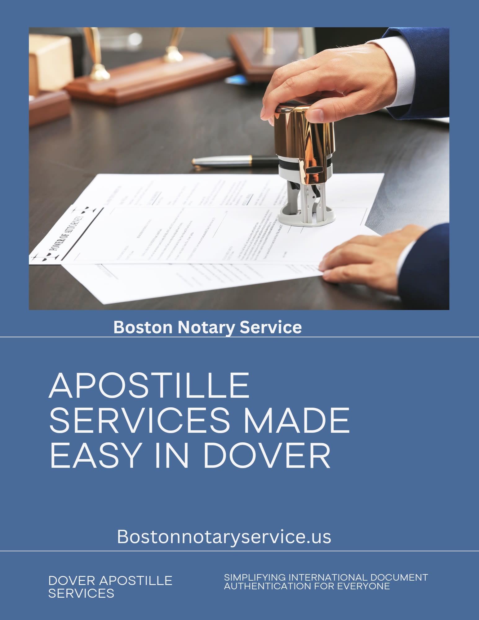 Apostille Services in Dover, MA – Simplifying Your International Document Needs