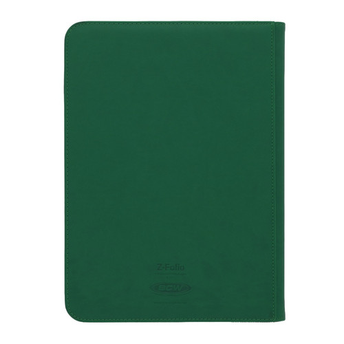 Z-Folio 9-Pocket Album - Green | Tony Zirkle Cards and Supplies