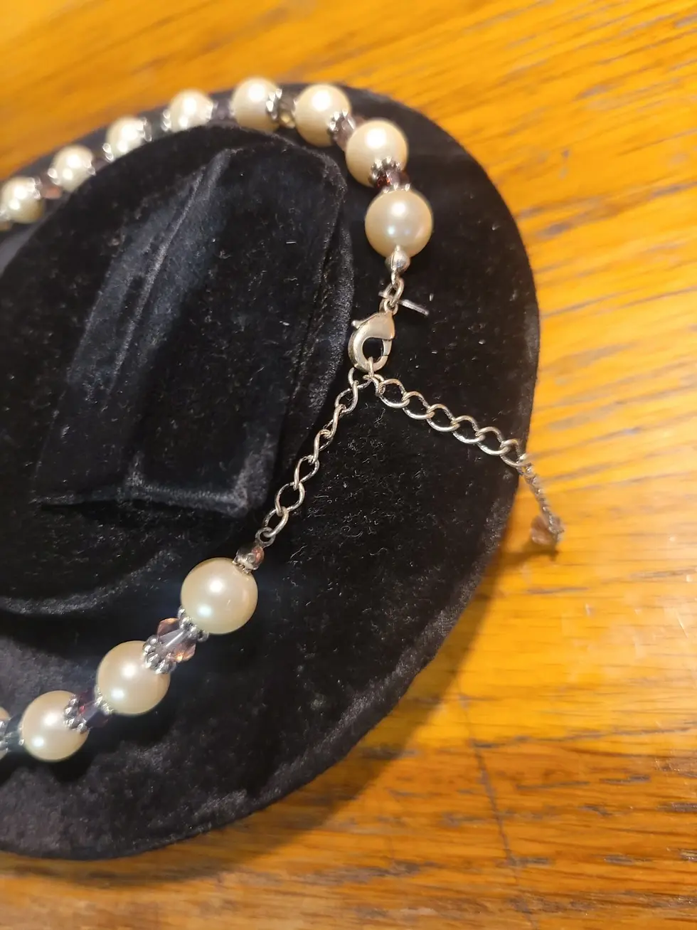 Thumbnail: Premier Designs Pearl & Rhinestone Necklace