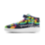 Thumbnail: Be Yourself  High Top Leather Sneakers