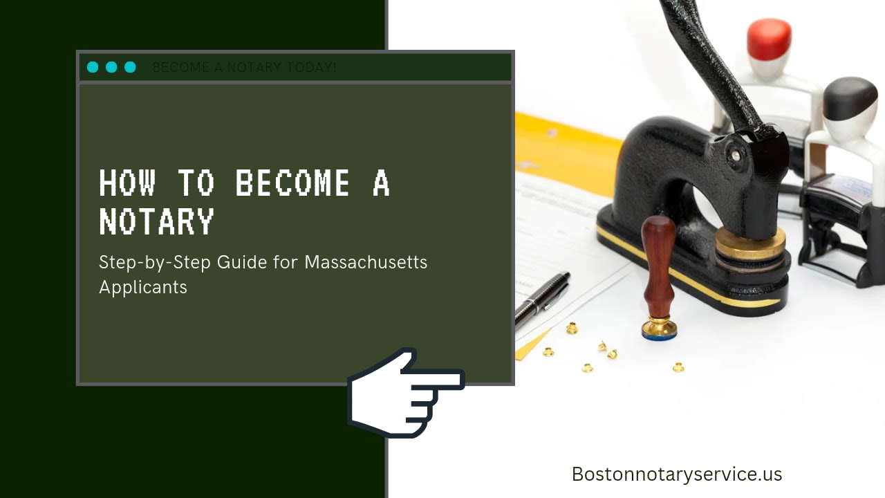 How to Become a Notary Public in Massachusetts: Services & Requirements