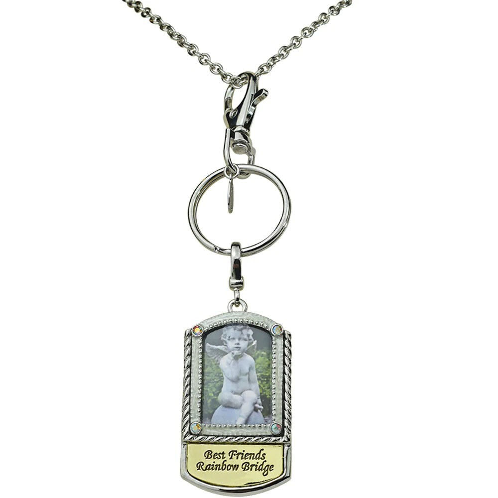 Kirks Folly Rainbow Bridge Key Chain Charmer with Free Necklace