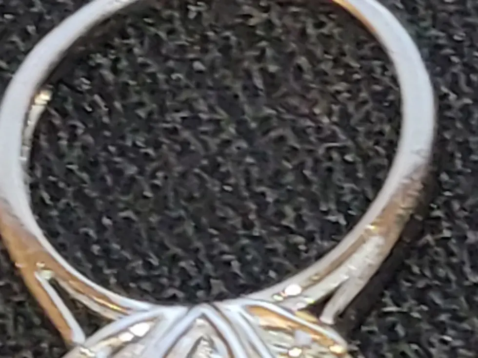 Thumbnail: Sterling Silver CZ Engagement Ring Size 8