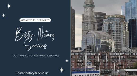 📍 Notary Public Services in Downtown Boston