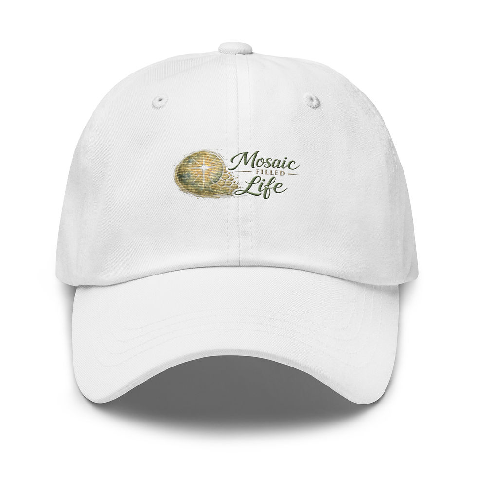 Thumbnail: Mosaic Filled Life Embroidered Dad hat
