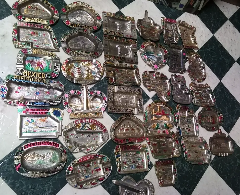 Thumbnail: Lot 35 US State Metal Ashtrays 1960s Japan