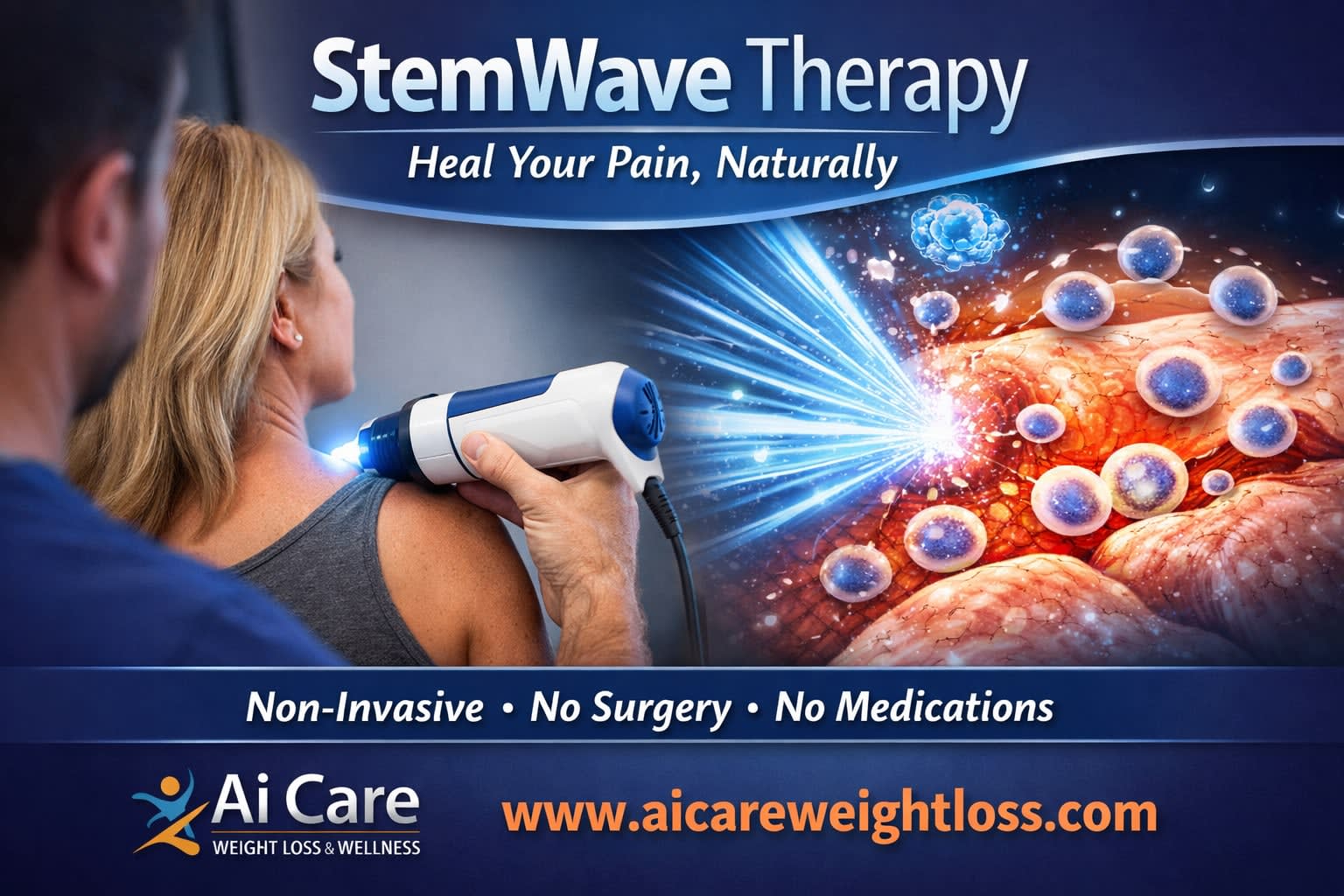 StemWave Therapy: Why Pain Isn’t Just “Aging” — And How Your Body Can Heal Itself