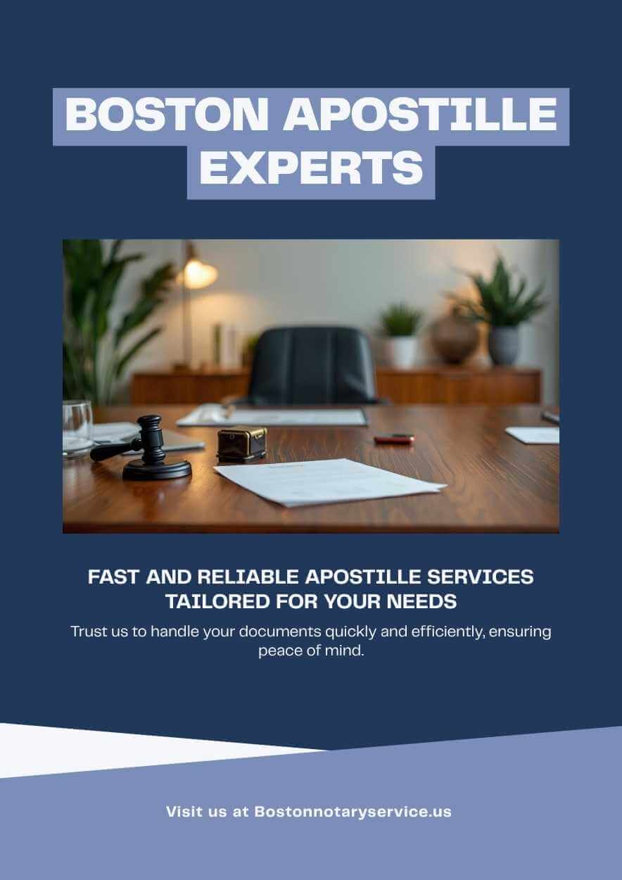 Boston Apostille Experts: Your Trusted Partner for Fast, Reliable Massachusetts Apostille Services