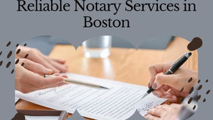Notary Public Boston, MA – Trusted Notary Services by Boston Notary Service