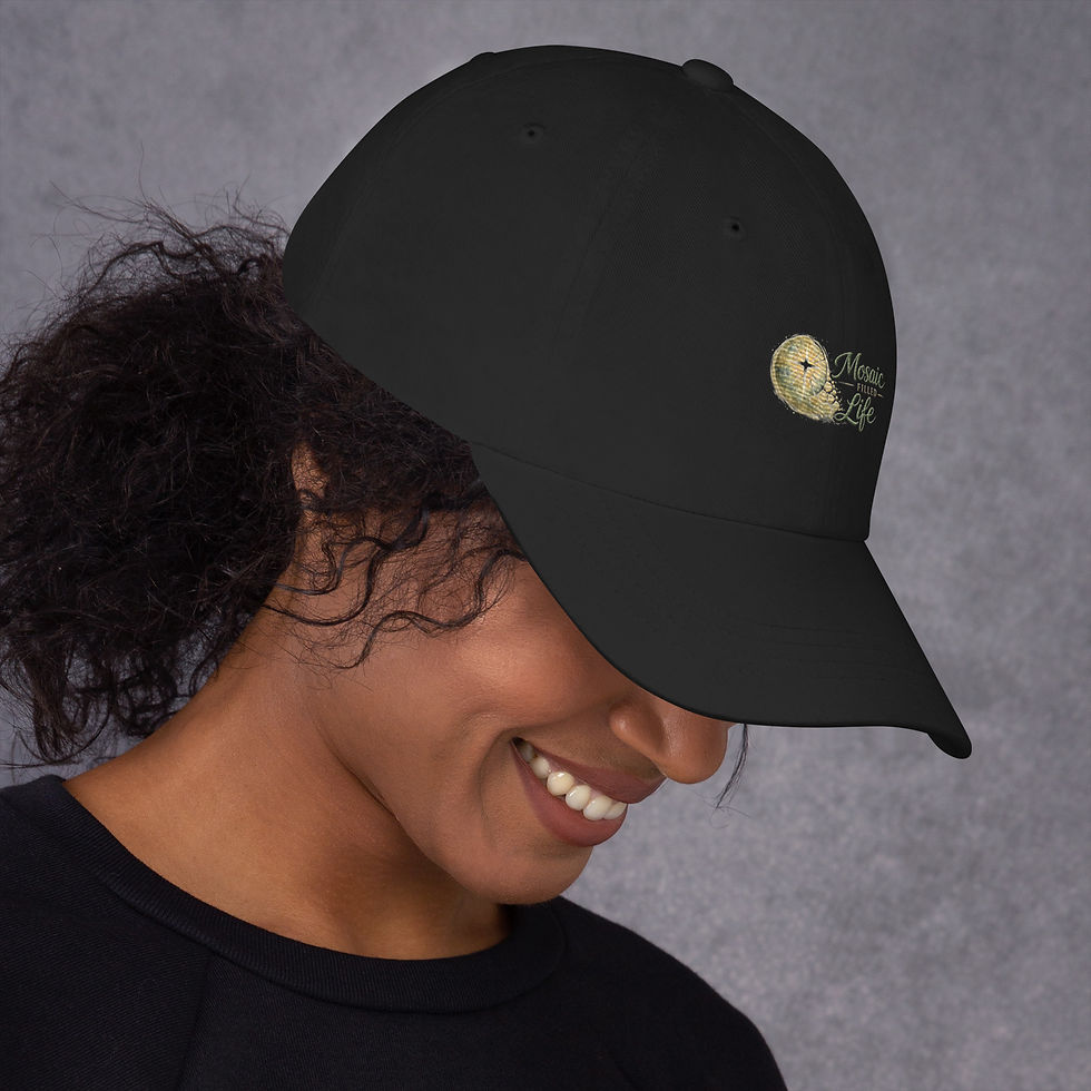 Thumbnail: Mosaic Filled Life Embroidered Dad hat
