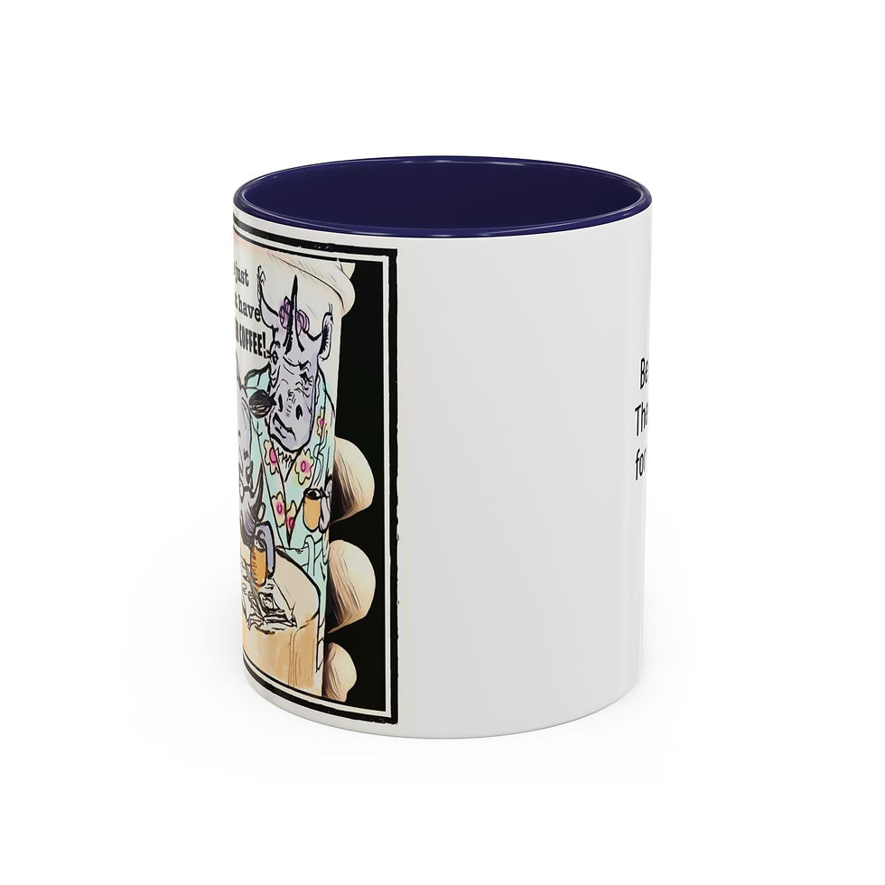 Thumbnail: Rhino Coffee Accent Ceramic Mug (11/15oz)