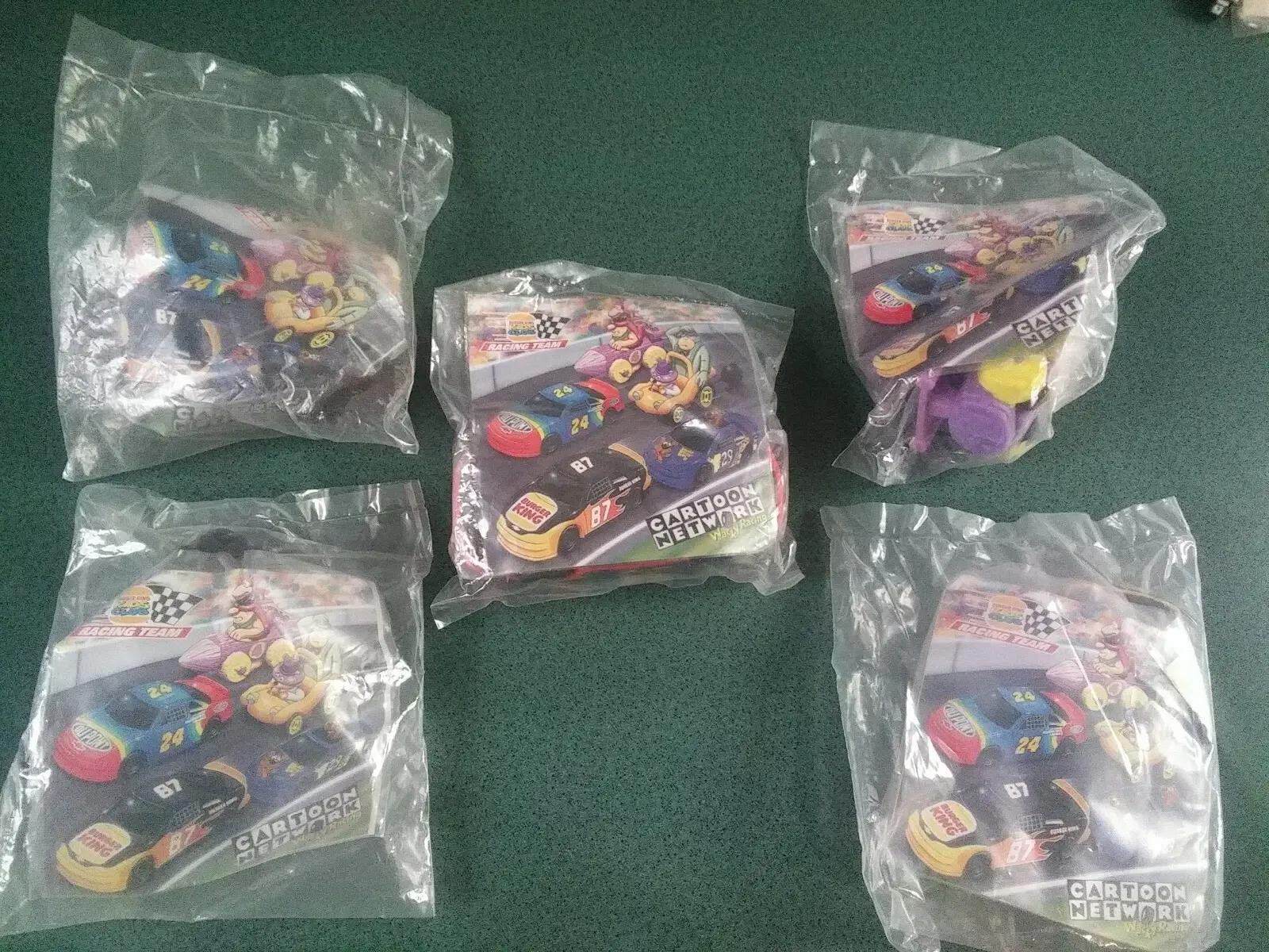 1997 BK Cartoon Network Wacky Racing Set