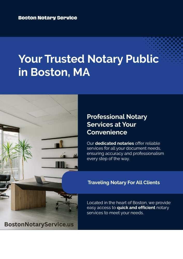 South Boston Waterfront Notary Services