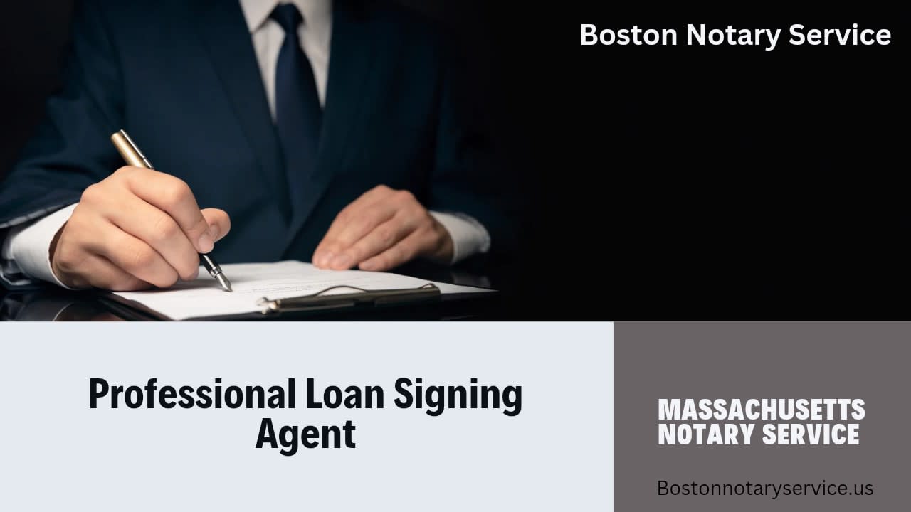 Mobile Notary Service in Massachusetts | Loan Signing Agent Solutions