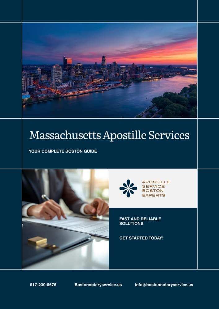 Massachusetts Apostille Stamp Service