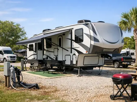 Full Hookup RV Sites for a Comfortable Gulf Stay