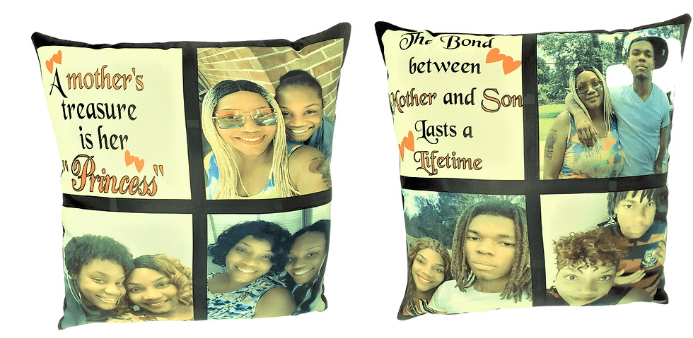 Thumbnail: Personalized 8 Panel Photo Pillow