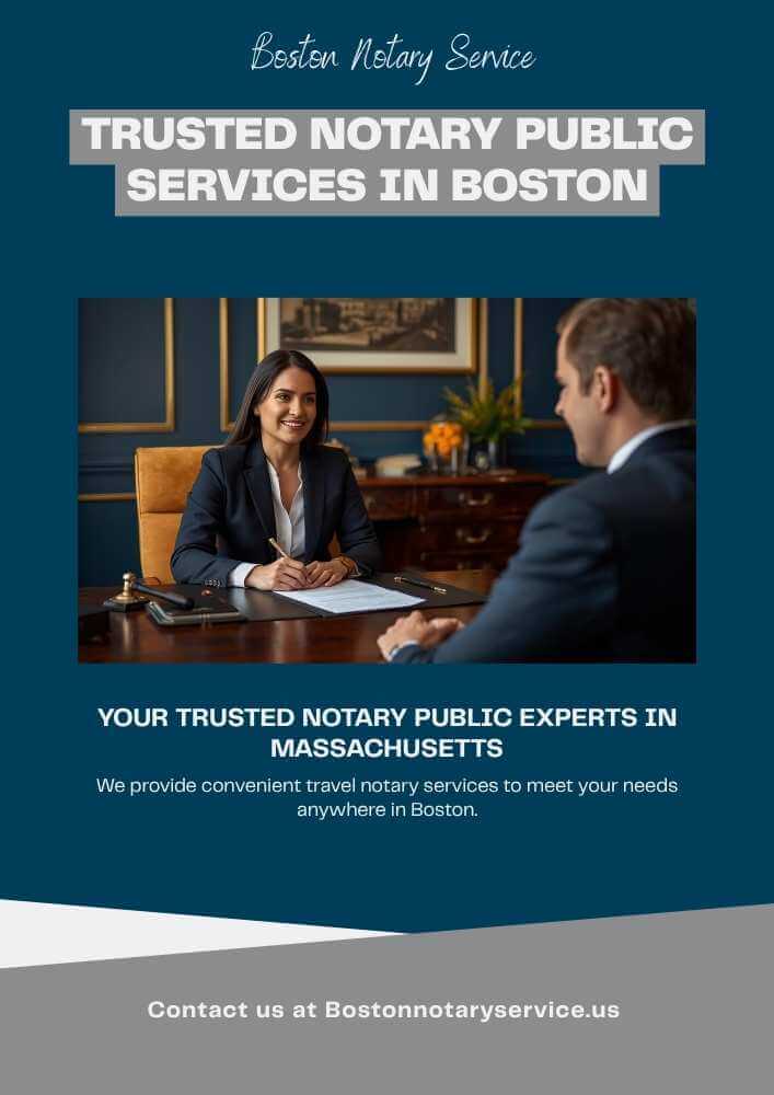 Travel & Mobile Notary Services in Boston: Your Trusted Notary Public Experts in Massachusetts
