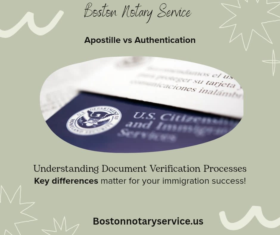 What’s the Difference Between Apostille and Authentication for Immigration Documents?