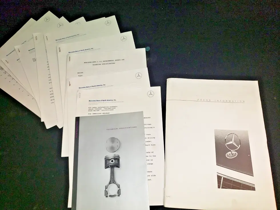 Thumbnail: 1992 Mercedes-Benz Media Info Press Kit