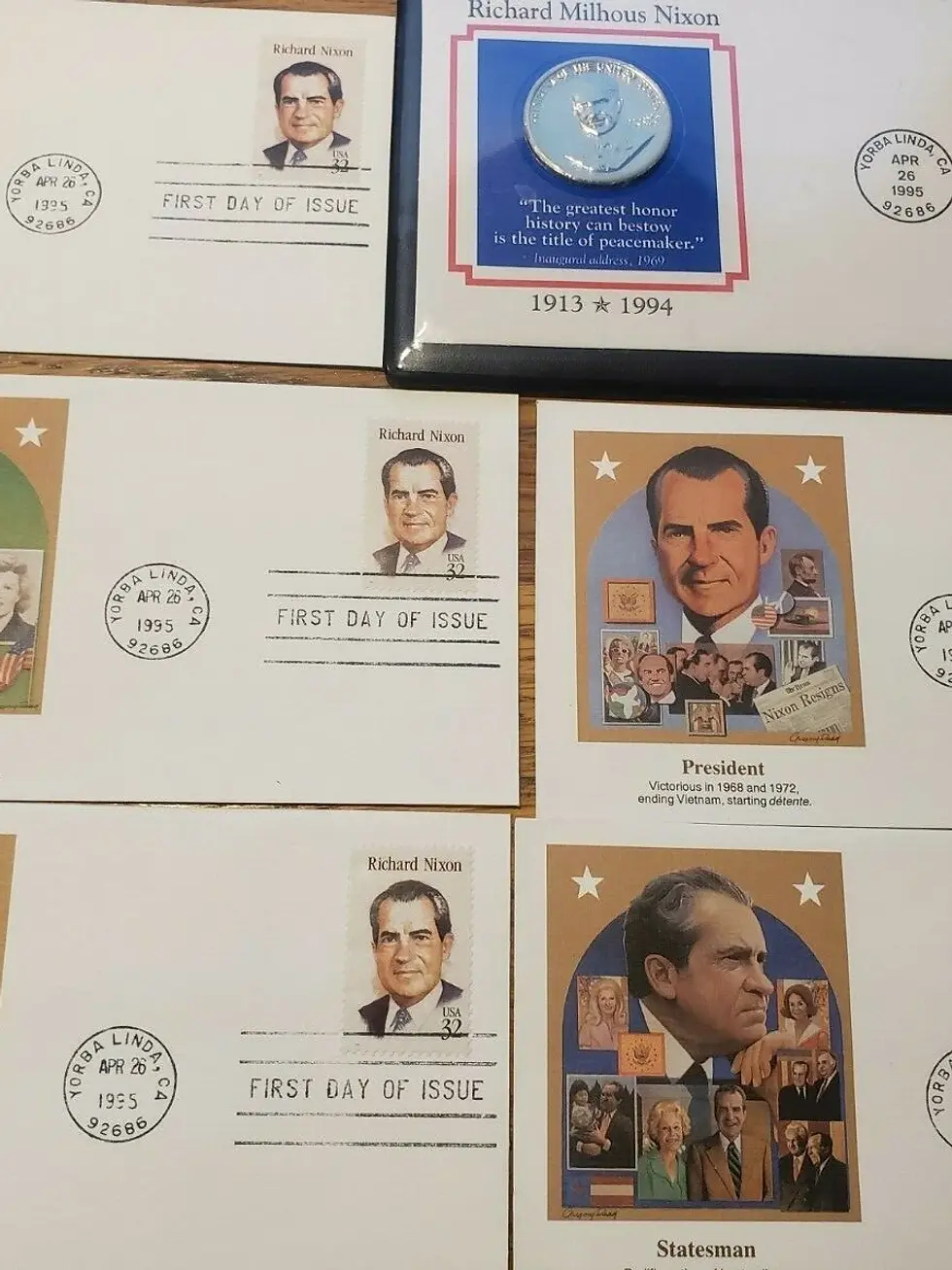 Thumbnail: 6 Richard M. Nixon 32c First Day Issue