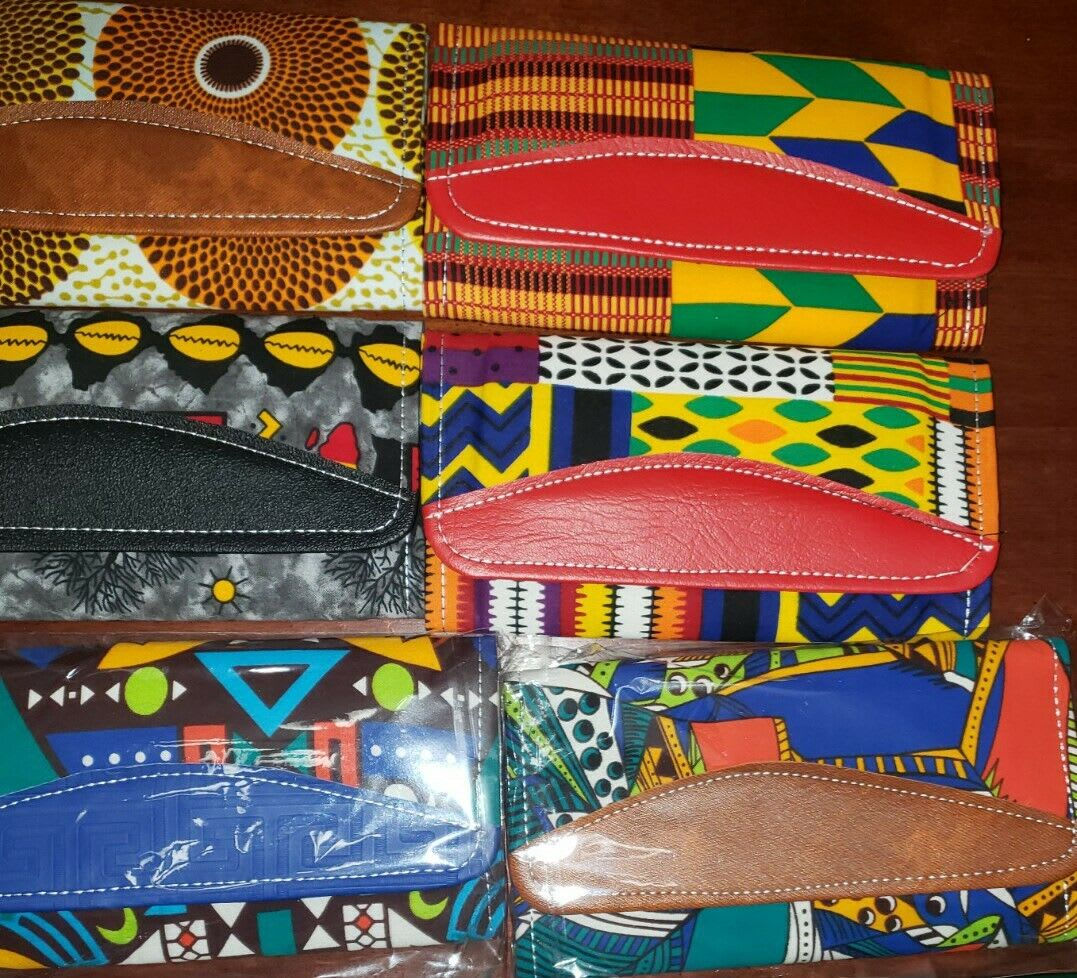Handmade African Print Wallet Cultural Ethnic