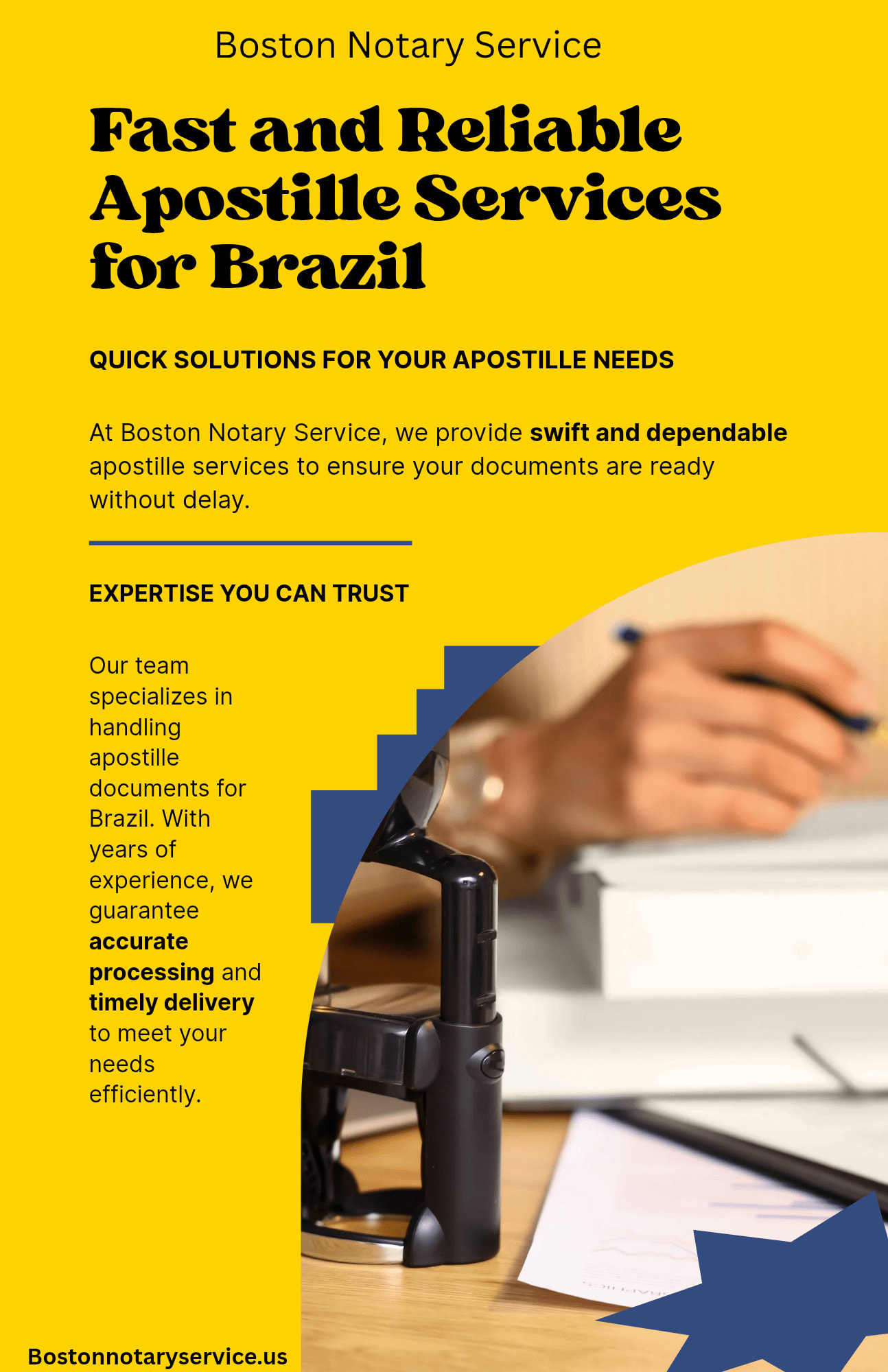 Apostille Services for Brazil from Massachusetts — Fast, Reliable Support by Boston Notary Service