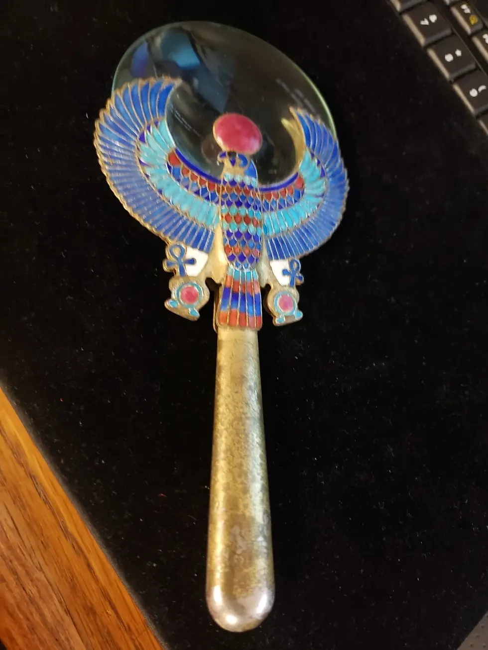 Thumbnail: Egyptian Revival Horus Magnifying Glass