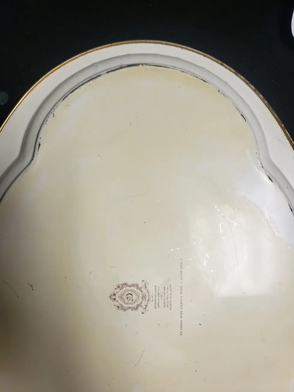 Thumbnail: Daher Decorated Floral Tin Tray 1971 England