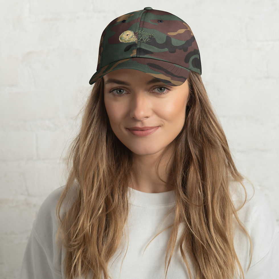 Thumbnail: Mosaic Filled Life Embroidered Dad hat