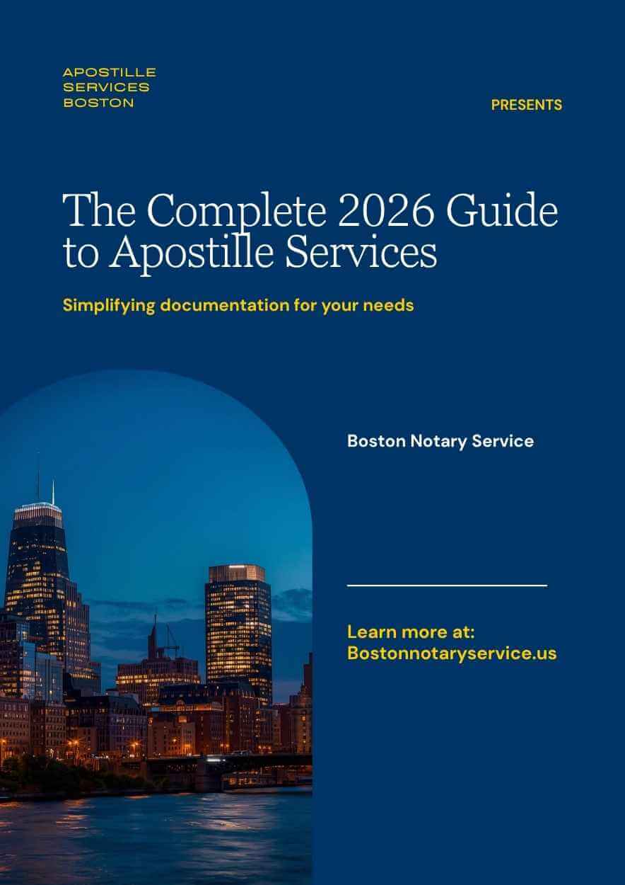 Massachusetts Apostille Services in 2026: The Complete Boston Guide